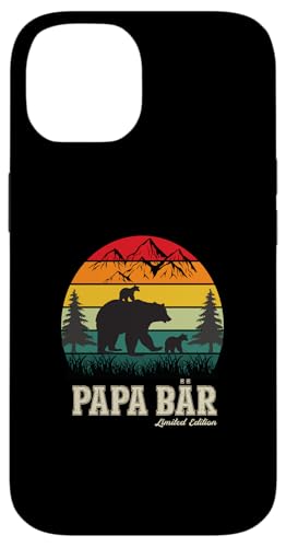 Papa Bär Vatertag Retro Vater & Opa Geschenk Geburtstags Hülle für iPhone 14 von Vatertagsgeschenk Vatertag Geschenke Opa & Daddy