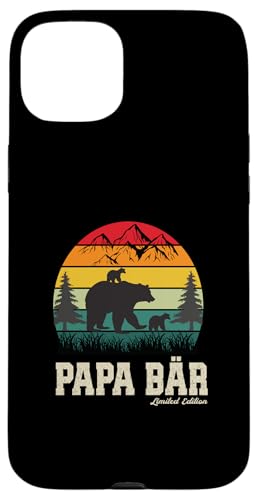Papa Bär Vatertag Retro Vater & Opa Geschenk Geburtstags Hülle für iPhone 15 Plus Papa Bär Vatertag Retro Vater & Opa Geschenk Geburtstags Hülle für iPhone 15 Plus von Vatertagsgeschenk Vatertag Geschenke Opa & Daddy