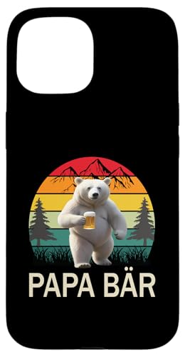 Papa Bär Vatertag Retro Vater & Opa Geschenk Geburtstags Hülle für iPhone 15 Papa Bär Vatertag Retro Vater & Opa Geschenk Geburtstags Hülle für iPhone 15 von Vatertagsgeschenk Vatertag Geschenke Opa & Daddy