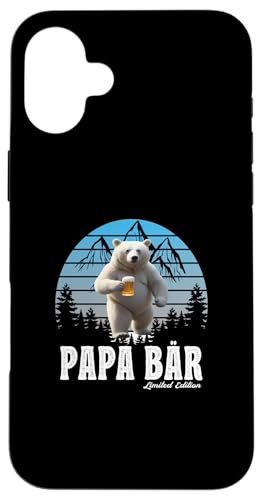 Papa Bär Vatertag Retro Vater & Opa Geschenk Geburtstags Hülle für iPhone 16 Plus Papa Bär Vatertag Retro Vater & Opa Geschenk Geburtstags Hülle für iPhone 16 Plus von Vatertagsgeschenk Vatertag Geschenke Opa & Daddy