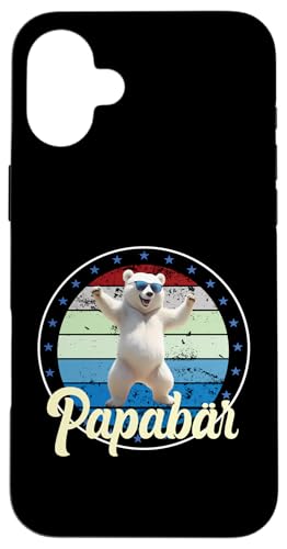 Papa Bär Vatertag Retro Vater & Opa Geschenk Geburtstags Hülle für iPhone 16 Plus Papa Bär Vatertag Retro Vater & Opa Geschenk Geburtstags Hülle für iPhone 16 Plus von Vatertagsgeschenk Vatertag Geschenke Opa & Daddy