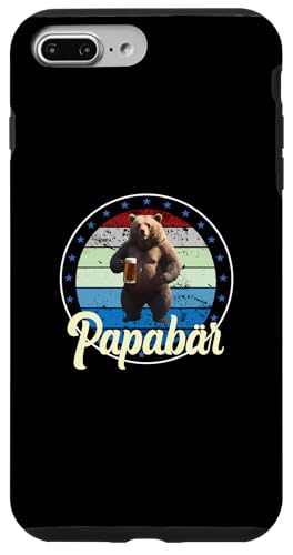 Papa Bär Vatertag Retro Vater & Opa Geschenk Geburtstags Hülle für iPhone 7 Plus/8 Plus Papa Bär Vatertag Retro Vater & Opa Geschenk Geburtstags Hülle für iPhone 7 Plus/8 Plus von Vatertagsgeschenk Vatertag Geschenke Opa & Daddy