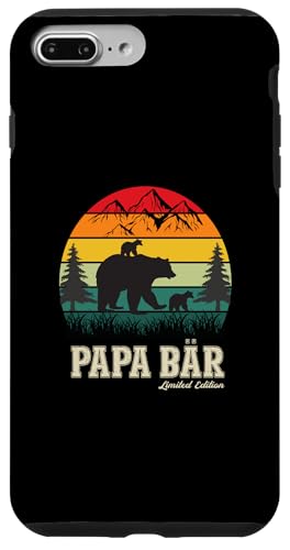 Papa Bär Vatertag Retro Vater & Opa Geschenk Geburtstags Hülle für iPhone 7 Plus/8 Plus von Vatertagsgeschenk Vatertag Geschenke Opa & Daddy