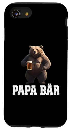 Papa Bär Vatertag Retro Vater & Opa Geschenk Geburtstags Hülle für iPhone SE (2020) / 7 / 8 von Vatertagsgeschenk Vatertag Geschenke Opa & Daddy