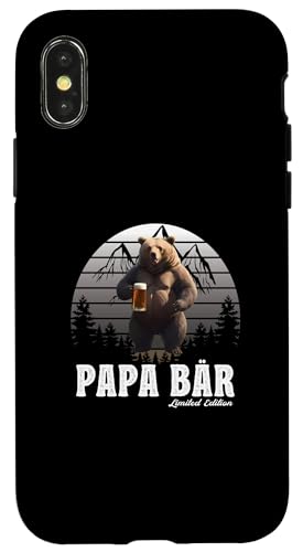 Papa Bär Vatertag Retro Vater & Opa Geschenk Geburtstags Hülle für iPhone X/XS Papa Bär Vatertag Retro Vater & Opa Geschenk Geburtstags Hülle für iPhone X/XS von Vatertagsgeschenk Vatertag Geschenke Opa & Daddy