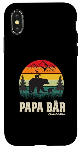 Papa Bär Vatertag Retro Vater & Opa Geschenk Geburtstags Hülle für iPhone X/XS Papa Bär Vatertag Retro Vater & Opa Geschenk Geburtstags Hülle für iPhone X/XS von Vatertagsgeschenk Vatertag Geschenke Opa & Daddy