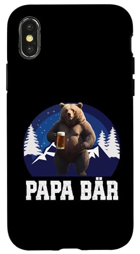 Papa Bär Vatertag Retro Vater & Opa Geschenk Geburtstags Hülle für iPhone X/XS Papa Bär Vatertag Retro Vater & Opa Geschenk Geburtstags Hülle für iPhone X/XS von Vatertagsgeschenk Vatertag Geschenke Opa & Daddy