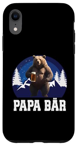 Papa Bär Vatertag Retro Vater & Opa Geschenk Geburtstags Hülle für iPhone XR von Vatertagsgeschenk Vatertag Geschenke Opa & Daddy