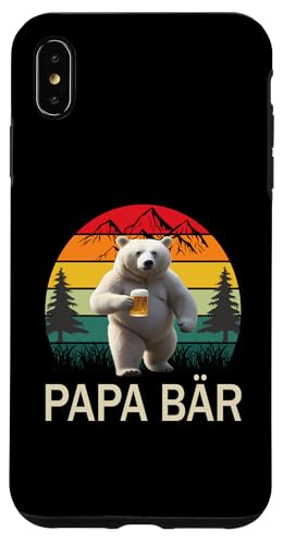 Papa Bär Vatertag Retro Vater & Opa Geschenk Geburtstags Hülle für iPhone XS Max Papa Bär Vatertag Retro Vater & Opa Geschenk Geburtstags Hülle für iPhone XS Max von Vatertagsgeschenk Vatertag Geschenke Opa & Daddy