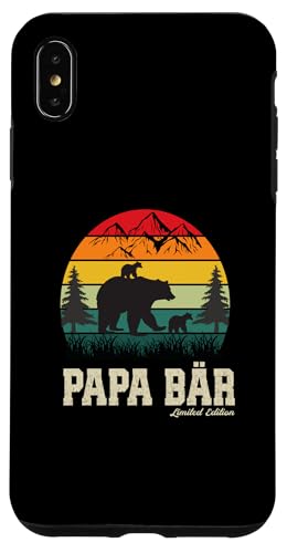 Papa Bär Vatertag Retro Vater & Opa Geschenk Geburtstags Hülle für iPhone XS Max Papa Bär Vatertag Retro Vater & Opa Geschenk Geburtstags Hülle für iPhone XS Max von Vatertagsgeschenk Vatertag Geschenke Opa & Daddy