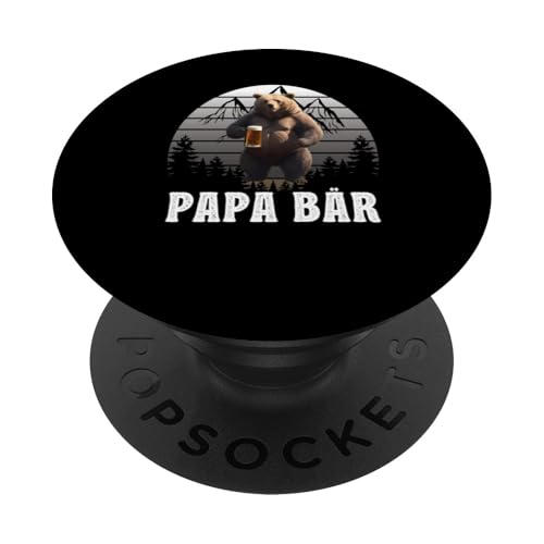 Papa Bär Vatertag Retro Vater & Opa Geschenk Geburtstags PopSockets Klebender PopGrip Papa Bär Vatertag Retro Vater & Opa Geschenk Geburtstags PopSockets Klebender PopGrip von Vatertagsgeschenk Vatertag Geschenke Opa & Daddy
