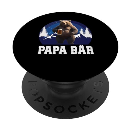 Papa Bär Vatertag Retro Vater & Opa Geschenk Geburtstags PopSockets Klebender PopGrip Papa Bär Vatertag Retro Vater & Opa Geschenk Geburtstags PopSockets Klebender PopGrip von Vatertagsgeschenk Vatertag Geschenke Opa & Daddy