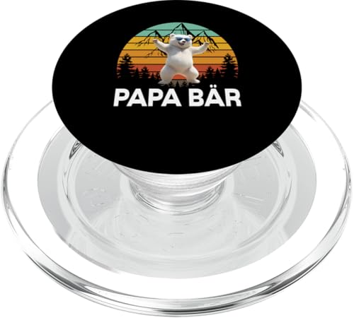 Papa Bär Vatertag Retro Vater & Opa Geschenk Geburtstags PopSockets PopGrip für MagSafe Papa Bär Vatertag Retro Vater & Opa Geschenk Geburtstags PopSockets PopGrip für MagSafe von Vatertagsgeschenk Vatertag Geschenke Opa & Daddy