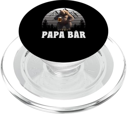 Papa Bär Vatertag Retro Vater & Opa Geschenk Geburtstags PopSockets PopGrip für MagSafe Papa Bär Vatertag Retro Vater & Opa Geschenk Geburtstags PopSockets PopGrip für MagSafe von Vatertagsgeschenk Vatertag Geschenke Opa & Daddy