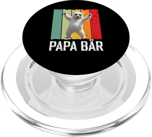 Papa Bär Vatertag Retro Vater & Opa Geschenk Geburtstags PopSockets PopGrip für MagSafe Papa Bär Vatertag Retro Vater & Opa Geschenk Geburtstags PopSockets PopGrip für MagSafe von Vatertagsgeschenk Vatertag Geschenke Opa & Daddy