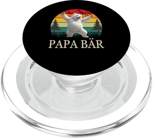 Papa Bär Vatertag Retro Vater & Opa Geschenk Geburtstags PopSockets PopGrip für MagSafe Papa Bär Vatertag Retro Vater & Opa Geschenk Geburtstags PopSockets PopGrip für MagSafe von Vatertagsgeschenk Vatertag Geschenke Opa & Daddy