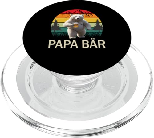 Papa Bär Vatertag Retro Vater & Opa Geschenk Geburtstags PopSockets PopGrip für MagSafe Papa Bär Vatertag Retro Vater & Opa Geschenk Geburtstags PopSockets PopGrip für MagSafe von Vatertagsgeschenk Vatertag Geschenke Opa & Daddy