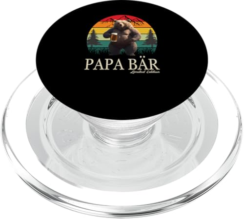 Papa Bär Vatertag Retro Vater & Opa Geschenk Geburtstags PopSockets PopGrip für MagSafe Papa Bär Vatertag Retro Vater & Opa Geschenk Geburtstags PopSockets PopGrip für MagSafe von Vatertagsgeschenk Vatertag Geschenke Opa & Daddy