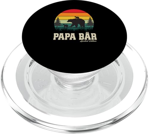 Papa Bär Vatertag Retro Vater & Opa Geschenk Geburtstags PopSockets PopGrip für MagSafe Papa Bär Vatertag Retro Vater & Opa Geschenk Geburtstags PopSockets PopGrip für MagSafe von Vatertagsgeschenk Vatertag Geschenke Opa & Daddy