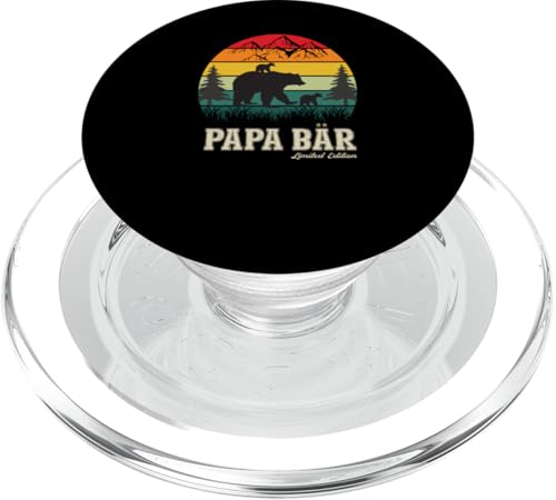 Papa Bär Vatertag Retro Vater & Opa Geschenk Geburtstags PopSockets PopGrip für MagSafe Papa Bär Vatertag Retro Vater & Opa Geschenk Geburtstags PopSockets PopGrip für MagSafe von Vatertagsgeschenk Vatertag Geschenke Opa & Daddy