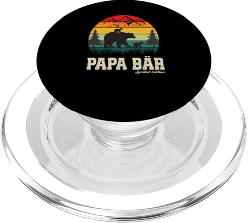 Papa Bär Vatertag Retro Vater & Opa Geschenk Geburtstags PopSockets PopGrip für MagSafe Papa Bär Vatertag Retro Vater & Opa Geschenk Geburtstags PopSockets PopGrip für MagSafe von Vatertagsgeschenk Vatertag Geschenke Opa & Daddy