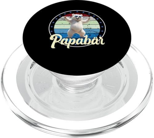 Papa Bär Vatertag Retro Vater & Opa Geschenk Geburtstags PopSockets PopGrip für MagSafe Papa Bär Vatertag Retro Vater & Opa Geschenk Geburtstags PopSockets PopGrip für MagSafe von Vatertagsgeschenk Vatertag Geschenke Opa & Daddy