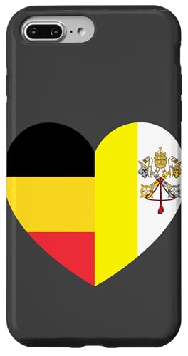 Heart of Faith: Belgium and Vatican United Hülle für iPhone 7 Plus/8 Plus Heart of Faith: Belgium and Vatican United Hülle für iPhone 7 Plus/8 Plus von Vatican Heart Unity Merch