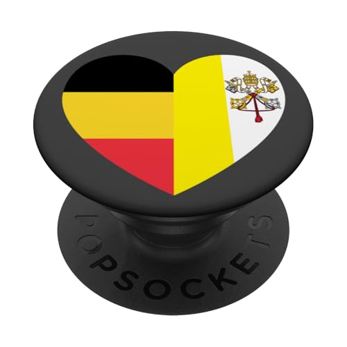 Heart of Faith: Belgium and Vatican United PopSockets Klebender PopGrip Heart of Faith: Belgium and Vatican United PopSockets Klebender PopGrip von Vatican Heart Unity Merch