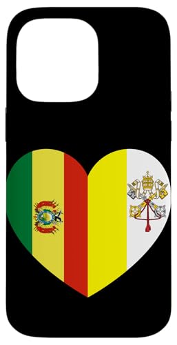 Heart of Faith: Bolivia and Vatican United Hülle für iPhone 14 Pro Max Heart of Faith: Bolivia and Vatican United Hülle für iPhone 14 Pro Max von Vatican Heart Unity Merch
