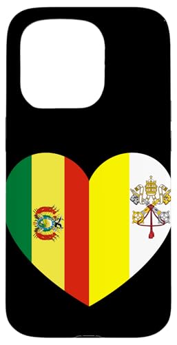 Heart of Faith: Bolivia and Vatican United Hülle für iPhone 15 Pro Heart of Faith: Bolivia and Vatican United Hülle für iPhone 15 Pro von Vatican Heart Unity Merch