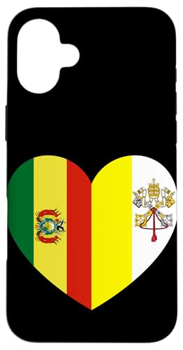 Heart of Faith: Bolivia and Vatican United Hülle für iPhone 16 Plus Heart of Faith: Bolivia and Vatican United Hülle für iPhone 16 Plus von Vatican Heart Unity Merch