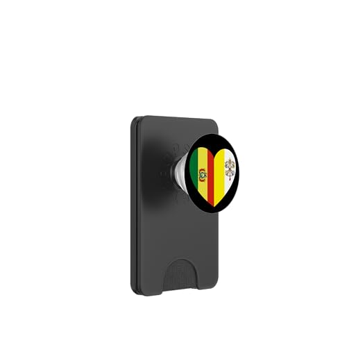 Heart of Faith: Bolivia and Vatican United PopSockets PopWallet für MagSafe Heart of Faith: Bolivia and Vatican United PopSockets PopWallet für MagSafe von Vatican Heart Unity Merch