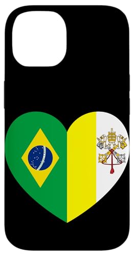 Heart of Faith: Brazil and Vatican United Hülle für iPhone 14 Heart of Faith: Brazil and Vatican United Hülle für iPhone 14 von Vatican Heart Unity Merch