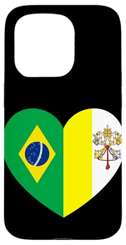 Heart of Faith: Brazil and Vatican United Hülle für iPhone 15 Pro Heart of Faith: Brazil and Vatican United Hülle für iPhone 15 Pro von Vatican Heart Unity Merch