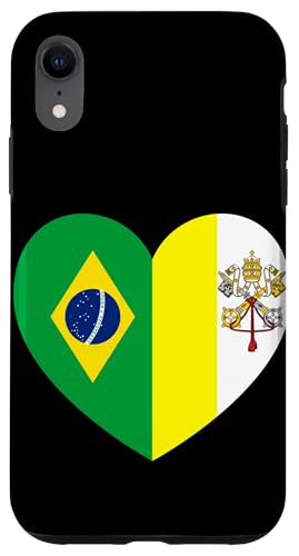 Heart of Faith: Brazil and Vatican United Hülle für iPhone XR Heart of Faith: Brazil and Vatican United Hülle für iPhone XR von Vatican Heart Unity Merch