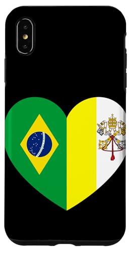 Heart of Faith: Brazil and Vatican United Hülle für iPhone XS Max Heart of Faith: Brazil and Vatican United Hülle für iPhone XS Max von Vatican Heart Unity Merch