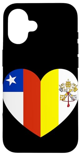 Heart of Faith: Chile and Vatican United Hülle für iPhone 16 Heart of Faith: Chile and Vatican United Hülle für iPhone 16 von Vatican Heart Unity Merch