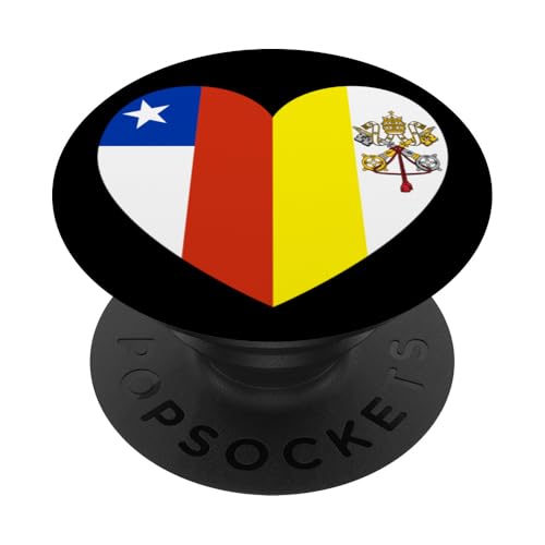 Heart of Faith: Chile and Vatican United PopSockets Klebender PopGrip Heart of Faith: Chile and Vatican United PopSockets Klebender PopGrip von Vatican Heart Unity Merch