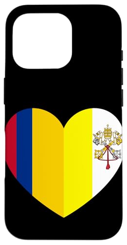 Heart of Faith: Colombia and Vatican United Hülle für iPhone 16 Pro Heart of Faith: Colombia and Vatican United Hülle für iPhone 16 Pro von Vatican Heart Unity Merch