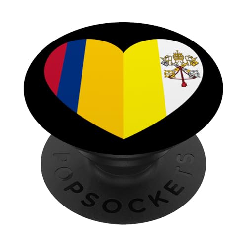 Heart of Faith: Colombia and Vatican United PopSockets Klebender PopGrip Heart of Faith: Colombia and Vatican United PopSockets Klebender PopGrip von Vatican Heart Unity Merch