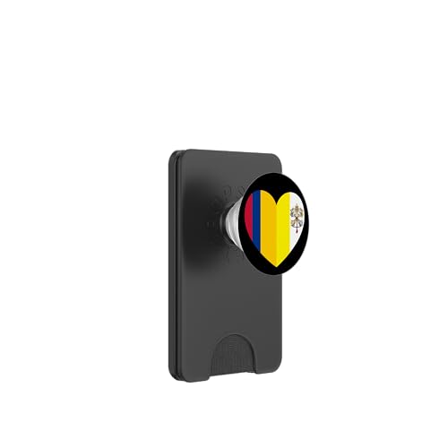 Heart of Faith: Colombia and Vatican United PopSockets PopWallet für MagSafe Heart of Faith: Colombia and Vatican United PopSockets PopWallet für MagSafe von Vatican Heart Unity Merch