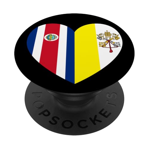 Heart of Faith: Costa Rica and Vatican United PopSockets Klebender PopGrip Heart of Faith: Costa Rica and Vatican United PopSockets Klebender PopGrip von Vatican Heart Unity Merch