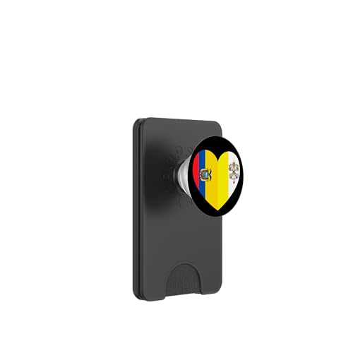 Heart of Faith: Ecuador and Vatican United PopSockets PopWallet für MagSafe Heart of Faith: Ecuador and Vatican United PopSockets PopWallet für MagSafe von Vatican Heart Unity Merch
