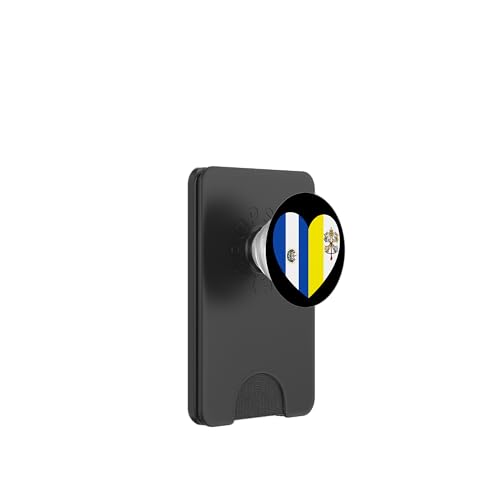 Heart of Faith: El Salvador and Vatican United PopSockets PopWallet für MagSafe Heart of Faith: El Salvador and Vatican United PopSockets PopWallet für MagSafe von Vatican Heart Unity Merch