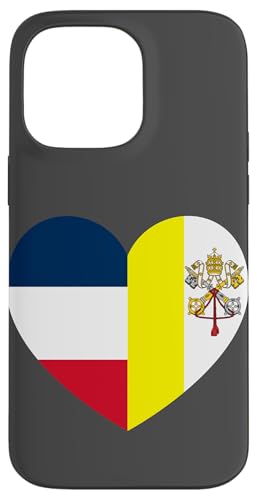 Heart of Faith: France and Vatican United Hülle für iPhone 14 Pro Max Heart of Faith: France and Vatican United Hülle für iPhone 14 Pro Max von Vatican Heart Unity Merch