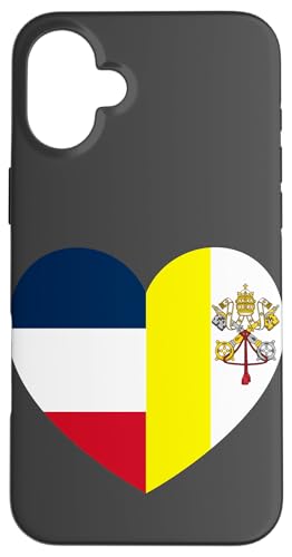 Heart of Faith: France and Vatican United Hülle für iPhone 16 Plus Heart of Faith: France and Vatican United Hülle für iPhone 16 Plus von Vatican Heart Unity Merch