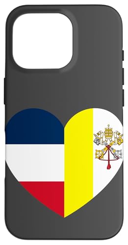 Heart of Faith: France and Vatican United Hülle für iPhone 16 Pro Heart of Faith: France and Vatican United Hülle für iPhone 16 Pro von Vatican Heart Unity Merch