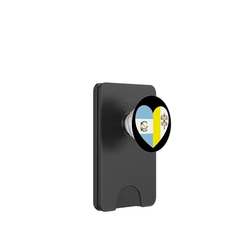 Heart of Faith: Guatemala and Vatican United PopSockets PopWallet für MagSafe Heart of Faith: Guatemala and Vatican United PopSockets PopWallet für MagSafe von Vatican Heart Unity Merch