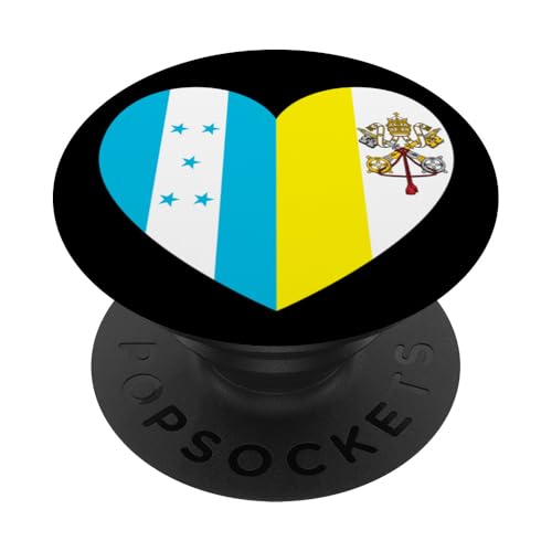 Heart of Faith: Honduras and Vatican United PopSockets Klebender PopGrip Heart of Faith: Honduras and Vatican United PopSockets Klebender PopGrip von Vatican Heart Unity Merch