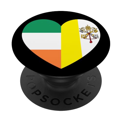 Heart of Faith: Ireland and Vatican United PopSockets Klebender PopGrip Heart of Faith: Ireland and Vatican United PopSockets Klebender PopGrip von Vatican Heart Unity Merch